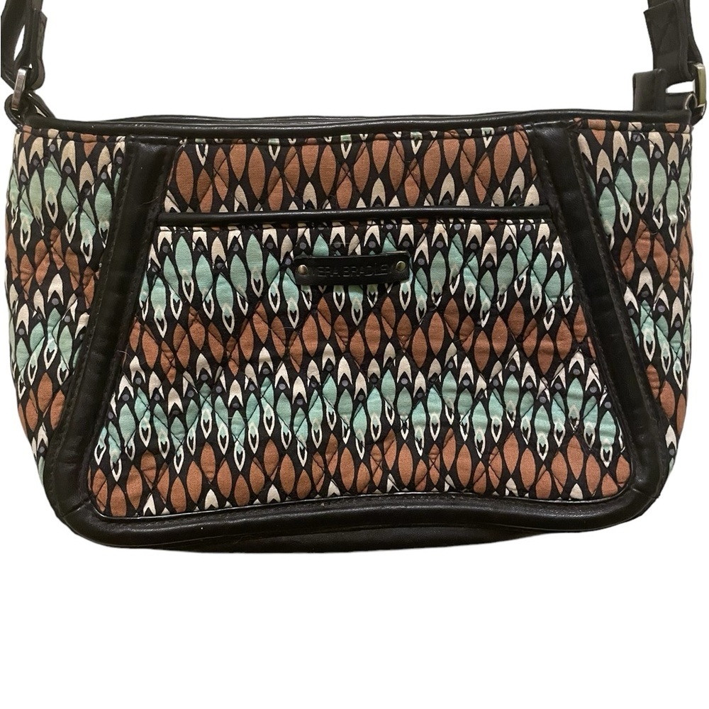 Vera Bradley crossbody bag w/vegan leather straps, Sierra Stream (retired)